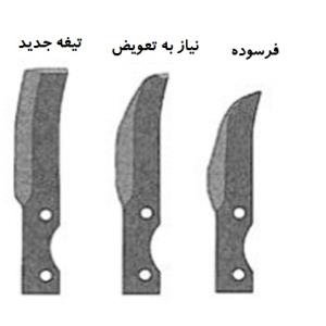 زمان مناسب تعویض تیغه های کلتیواتور 