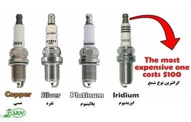 spark plug types+ انواع شمع موتور