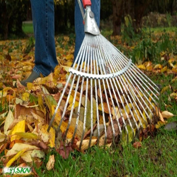 leaf friendly fan rake+چنگک سبک برای جمع کردن برگ