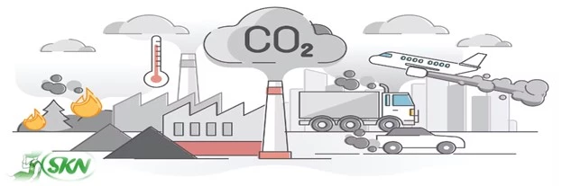 CO2 emission and global warming + آلایندگی و گرمایش زمین