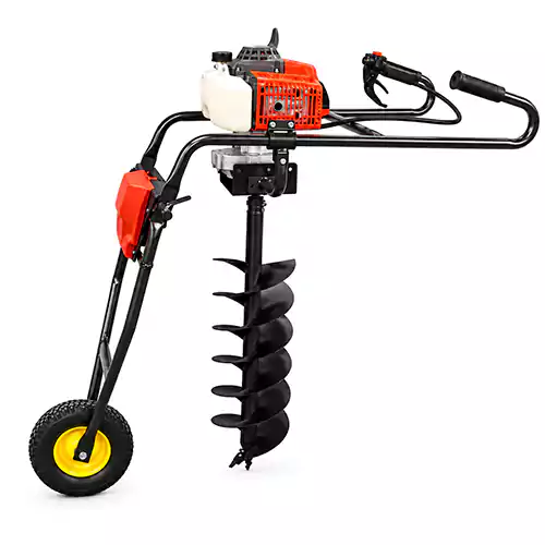 gasoline-earth-auger-skn-68cc-1e48f چاله کن موتوری SKN 68cc-1E48F
