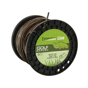 نخ گرد اره ای 4mm -80M - مشکی/نارنجی - Golf garden